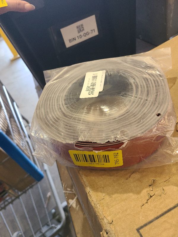 Photo 1 of 16.4Ft Floor Transition Strip Self Adhesive Vinyl Cover Floor Strip Flat Divider Transition Strip Wood Grain Design for Laminate Floor Gaps and Doorway Transitions (16.4Ft x 2 Inch, Brown)