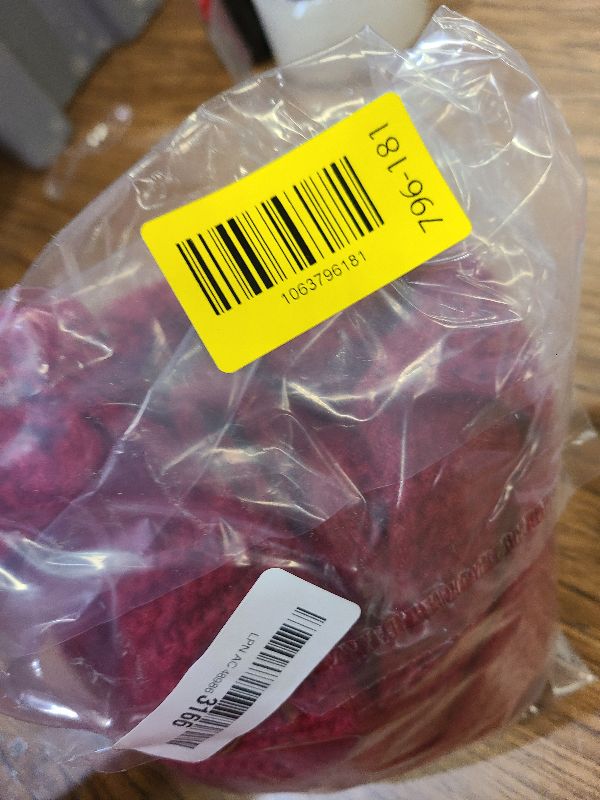 Photo 1 of 24 Inches Knitted Christmas Tree Skirt for 3-4Ft Tree, Small Tree Skirts for Pencil Tree, Cable Knit Red Thick Christmas Tree Mat, Rustic Farmhouse Decorations Xmas Home Party Holiday Decor?Red 24“?