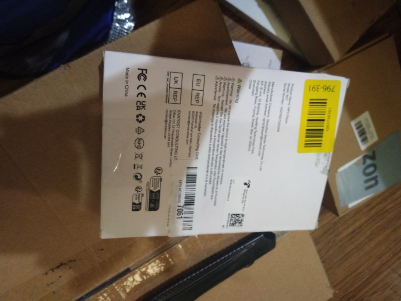 Photo 1 of 128GB MP3 Player with Bluetooth, Portable Music Player with Built-in Speaker, Enjoying Your Digital Music and Audiobooks Anytime,Includes FM Radio,Recorder,E-Book,and Comes with Earphones