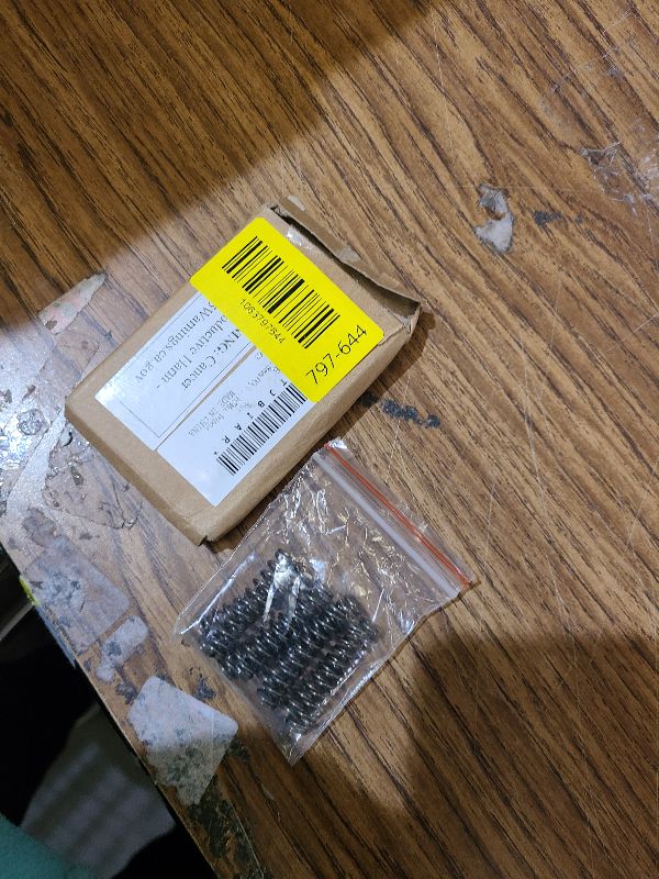 Photo 1 of 100Pcs Yootones Conical-Style Guitar Single-coil Pickup Height Springs Compatible with Strat Tele Guitar Pickup (Silver)