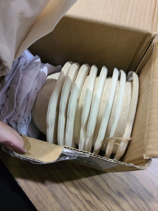 Photo 1 of 13cm/5inch Mini Sourdough Banneton Round Pulp Bread Proofing Basket Set 12 with Linen Liners Homemade Bread Baking Supplies