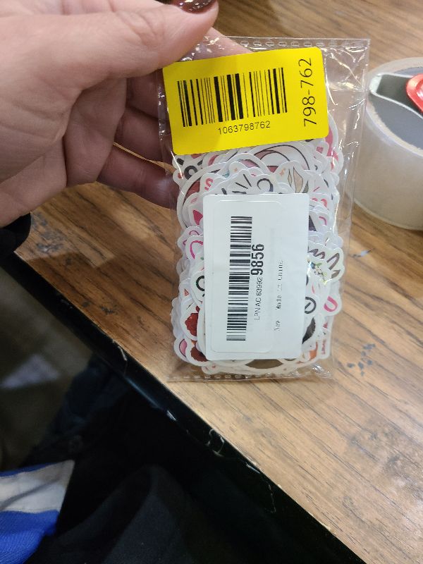 Photo 1 of 100Pcs Holographic Valentines Stickers for Kids, Heart Valentine's Stickers Bulk for Valentines Day Gifts for Kids Classroom School Exchange,Thickened Backing Vinyl Decals, Party Favors