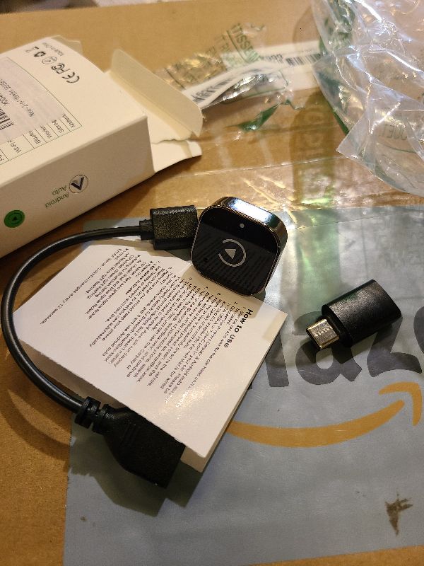 Photo 1 of 2-in-1 Wireless CarPlay & Android Auto Adapter, Plug & Play CarPlay Dongle Converts Wired to Wireless, Fast Auto-Connect, No Delay, Compact Design for iPhone & Android with USB/USB-C Port(Black)