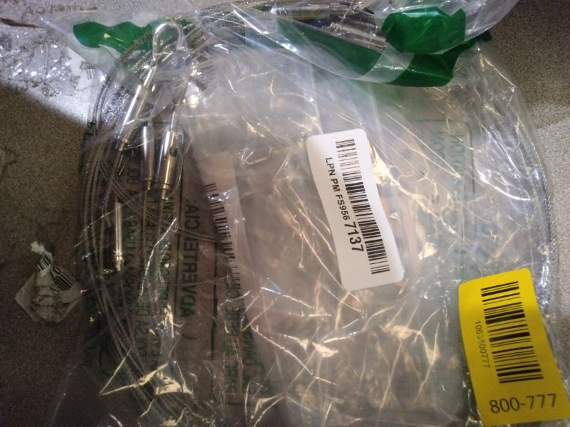 Photo 1 of 12PCS Picture Hanging Wire Kit, 6.56ft Adjustable Picture Hanging Wire, 3-Hole D Rings Picture Hangers with Screws, 50lbs Heavy Duty for Mirrors, Frames, Canvas Paintings