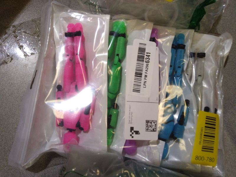 Photo 1 of [6-PACK] Glowing Titan 13 Action Figure Set Already Assembled, T13 3D Printed Action Figures With Weapons Accessories T 13 Lucky Robo Dummy Nova 13 Action Figures, Figura de acción t13 (6-Colors)