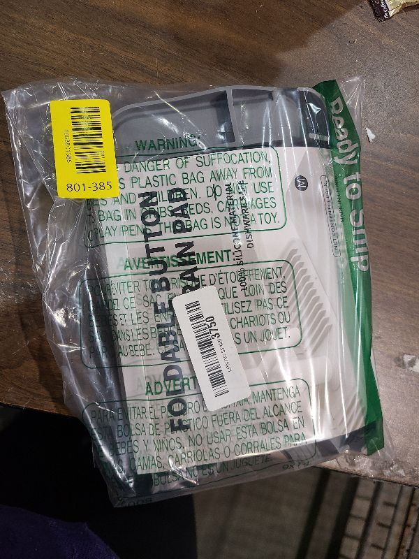 Photo 1 of 17.7-Inch Kitchen Sink Splash Guard Mat | 7° Slope for Fast Self-Draining | Snap-Lock Design | Universal & Cuttable Silicone Faucet Mat Gray