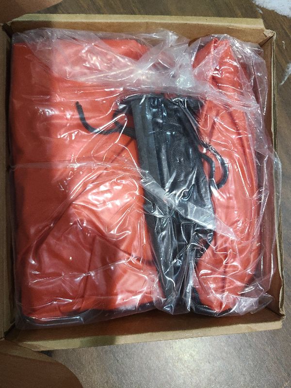 Photo 1 of 2 Pieces 32 Inch Giant PVC Inflatable Christmas Decorated Ball Ornaments Outdoor Large Xmas Blow Ball Decorations for Christmas Themed Party Ornaments(Solid,Red)