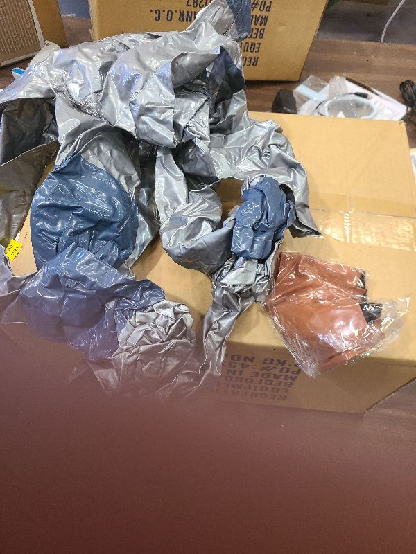 Photo 1 of 2Pcs Inflatable Walker and Cane,Funny Old Age Costume Accessories,Fake Cane Blow Up Toy Cane Prop for Halloween,Christmas,Retirement Party Decorations