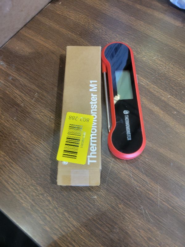 Photo 1 of 0.5 Sec Instant Read Meat Thermometer Digital with ±0.5? Precision, Food Thermometer for Cooking Kitchen Gadgets, Oven Grill Candy BBQ Essentials Accessories, Gifts for Him Dad Men Birthday, Red