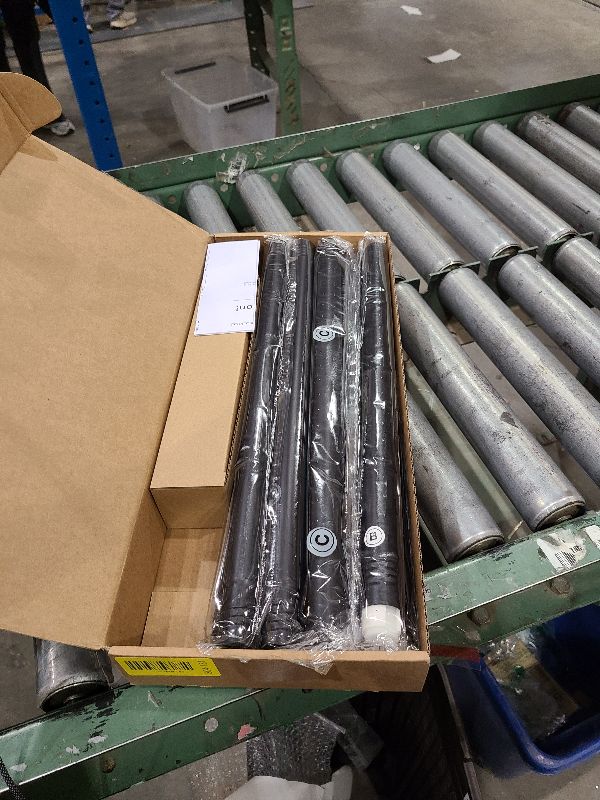 Photo 1 of 1” Diameter Curtain Rods Itself is 30 to144 inch 1 Pack Fit 30-142 inch, 66 to 120 inch Window with Heavy Duty Adjustable Rod Matte Black Splicing Metal Extra Long Curtain Rod for Windows