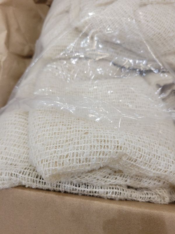 Photo 1 of 2 Panels Set Cream Linen Curtains 108 inches Long for Living Room Extra Long Back Tab Curtains Neutral Farmhouse Light Filtering Semi Sheer Linen Drapes Ceiling to Floor for Large Window Ivory 9 FT