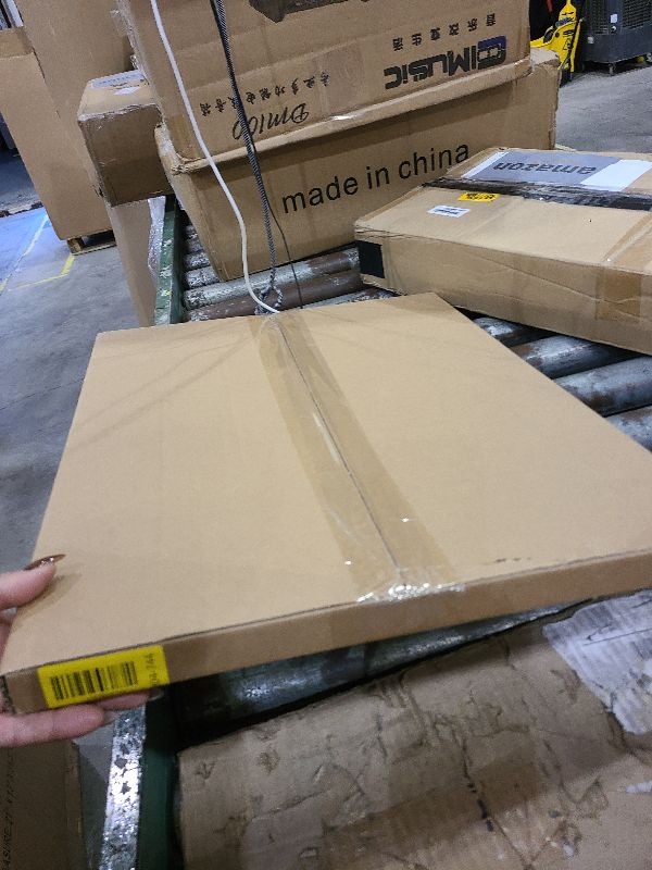 Photo 1 of 14x18 Wood Frame Brown, Rustic Natural Wooden 18x14in Poster Picture Frame, Distressed 14 x 18inch Woodgrain Gallery Photo Frame with HD Plexiglass, Horizontal Vertical Wall Mounting Display 1pcs