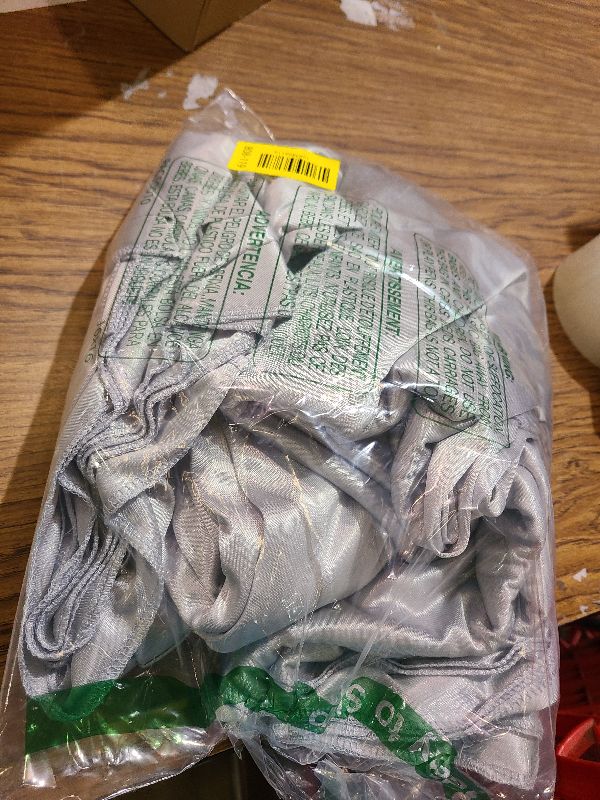 Photo 1 of 10x10ft Silver Glitter Backdrop Curtain for Parties, Wrinkle Free Satin Photo Backdrop Drapes 2 Panels 5x10FT Shimmer Back Drop Cloth for Wedding Birthday New Year Stage Photography Background Decor