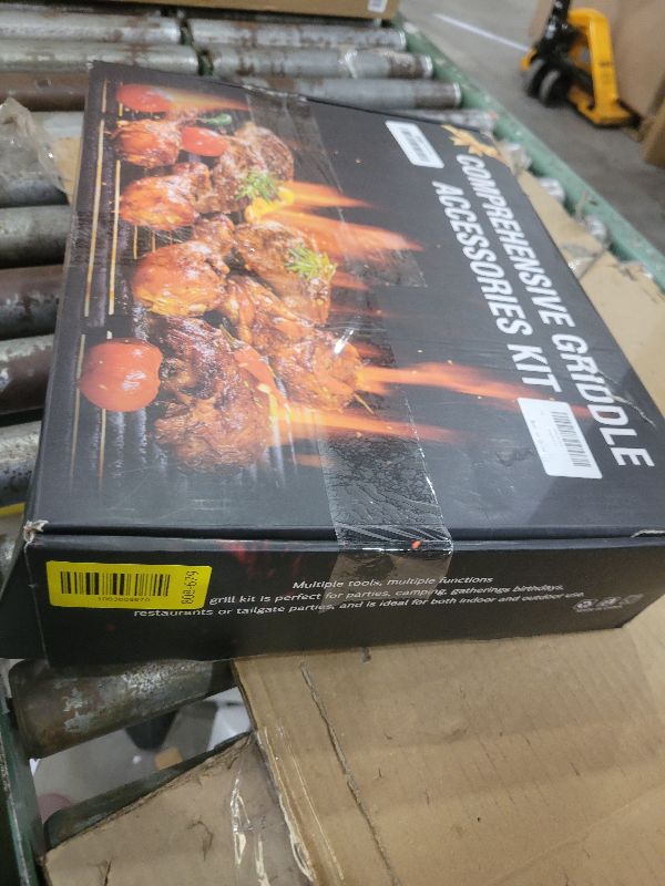 Photo 1 of 139PCS Griddle Accessories for Blackstone, Perfect Flat Top Grill Accessories for Camp Chef, Griddle Spatula Set with Metal Spatula, Enlarged Spatulas, Basting Cover for Outdoor Barbecue