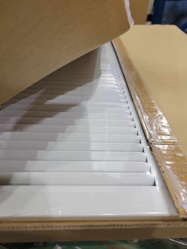 View 2 of 14x20 Return Air Grille(Duct Opening Size),Air Return Vent Cover,Flat Return Air Grilles,Cold Air Return Vent Cover,14x20 Air Return Grille,Outer Dimensions:15.75"Wx21.75"H(14"W x 20"H, Duct Opening)