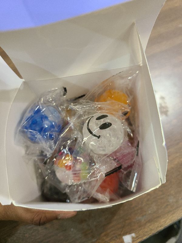 Photo 1 of 20 Pack Colorful Mini Stress Balls Set, Squishy Balls Fidget for Adult, Squeeze Balls Bulk, Birthday Gifts Party Favors Goodie Bags Stuffer Anxiety Stress Relief