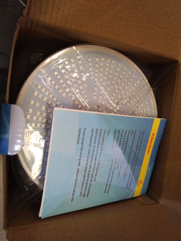 Photo 1 of 120V 50W Pool Lights for Inground Pools, Color Changing Pool Light Bulb with Remote Control, Replacement Bulb for Pentair, Hayward and Other E26 Screw in Type Bulbs