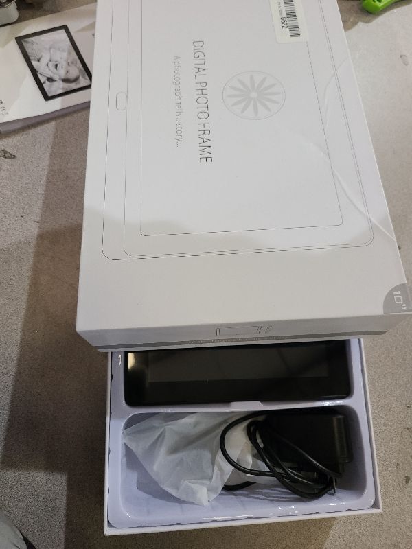 Photo 1 of 10.1" WiFi Digital Picture Frame with IPS Touch Screen, Smart Digital Photo Frame with 16GB Storage, Auto-Rotate, Wall Mountable, Share Photos Instantly via App, Gift for Women & Men