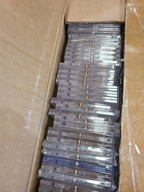 Photo 1 of 100ct Magnetic Card Holders for Trading Cards, 35pt Baseball Card Display Case Fit for Sports Cards, MTG Cards, Standard Cards