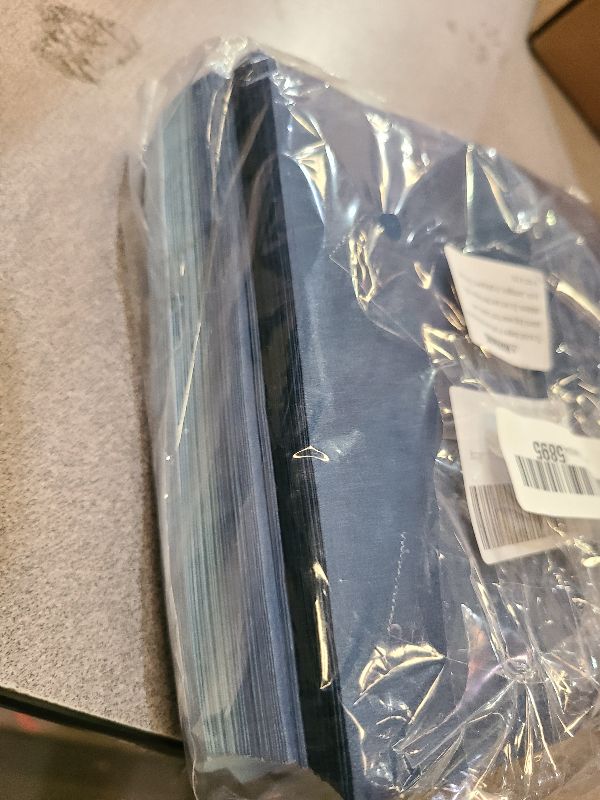 Photo 1 of 100Pcs Dusty Blue Party Napkins Gradient Blue Disposable Paper Napkins 4 Colors 6.5" Luncheon Cocktail Napkin for Birthday Wedding Baby Shower Party Supplies