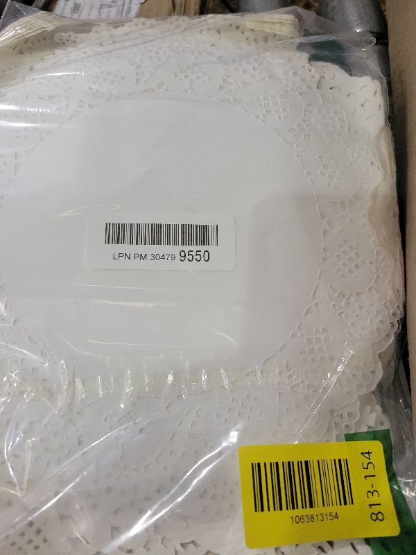 Photo 1 of 150 PCS Paper Doilies Set, White Cake Paper Doilies Disposable, Assorted Size Doilies for Cakes & Desserts, Tableware Paper Doilies, Cake Placemats & Dessert Paper Mats
