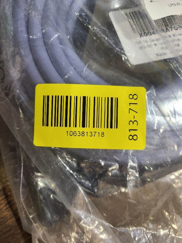 Photo 1 of 16 Gauge 5 Conductor Electrical Wire, 32.8FT White Stranded Low Voltage 16/5 Cable PVC Case, 16 AWG Tinned Copper 5 Wire Extension Power Cable for LED Lamp Lighting, Automotive