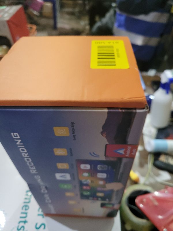 Photo 1 of 10.26" Wireless CarPlay & Android Auto Screen with 4K Dash Cam, GPS Navigation, Bluetooth, Backup Camera, Touchscreen Portable Car Stereo for All Vehicles, Easy Dashboard Mount