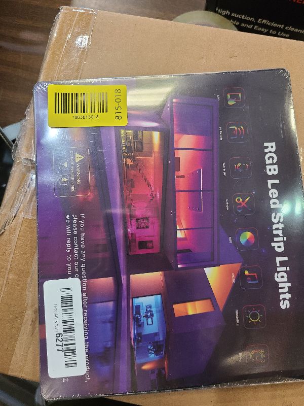 Photo 1 of 100FT Led Lights for Bedroom, Color Changing RGB Led Strip Lights Indoor, Music Sync Led Light Strip with Remote and App Control, DIY Led lights for Room Home Decor Ambient Lighting (1*100FT)