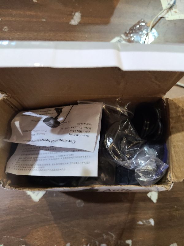 Photo 1 of 12 Volt Heater For Car 150W Fast Heating Cooling Fan Defogger & Defroster 360° Rotation Portable Car Heater That Plugs Into Cigarette Lighter Small Air Heat 202507