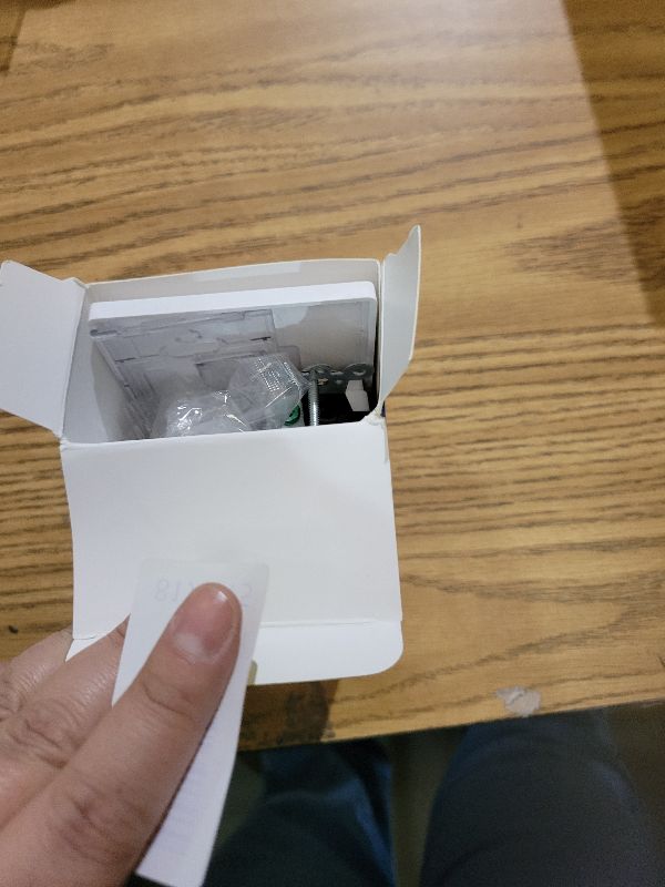 Photo 1 of 1-Pack 20 Amp GFI Electrical GFCI Outlet Self-Test Tamper Resistant (TR) Weather Resistant (WR) Ground Fault Receptacle with LED Indicator UL Listed Standard Wall Plate Included White