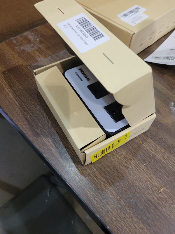 Photo 1 of 200W Car Power Inverter, PiSFAU DC 12V to 110V AC Car Plug Adapter Outlet with [20W USB-C] /USB-Fast Charger(18W) / 4.8A Dual USB/car Charger for Laptop