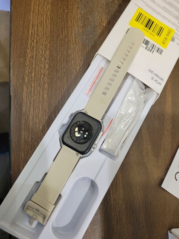 Photo 1 of 1.83" HD Smart Watch, 30 Days Battery Life, Sleep/Heart Rate/SpO2/Blood Pressure Monitor, Calls/Messages/Notifications, 5ATM 110+ Sports Modes Fitness Tracker Watch, for Women & Men/ Android & iPhone