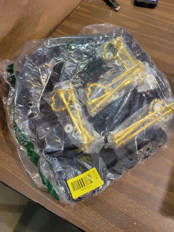 Photo 1 of 10 Pack Dessert Table Display Set - 4 x Three-Tier Square Cupcake Stands and 6 x Serving Trays, Elegant Tableware for Cakes, Cupcakes, Pastries, and Snacks, Perfect for Parties (Black)