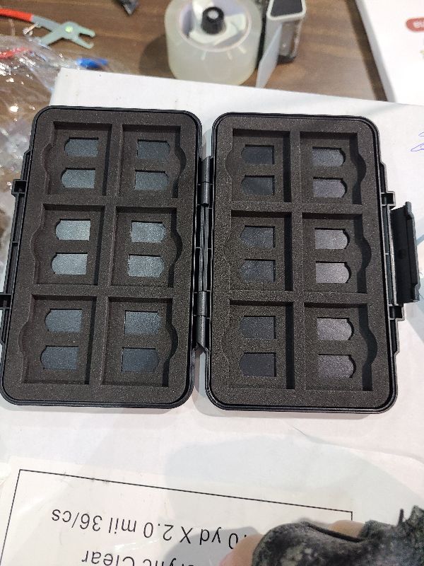 Photo 1 of [Large Capacity] XQD Card CFexpress Type B Card Case Holder Storage, 36 Slots Memory Card Organizer Box for 24 TF Micro SD and 12 CFexpress Type-B Cards, for Nikon Z8 Z9 Z6III Z6II Z7II Z6 Z7 D4 D850