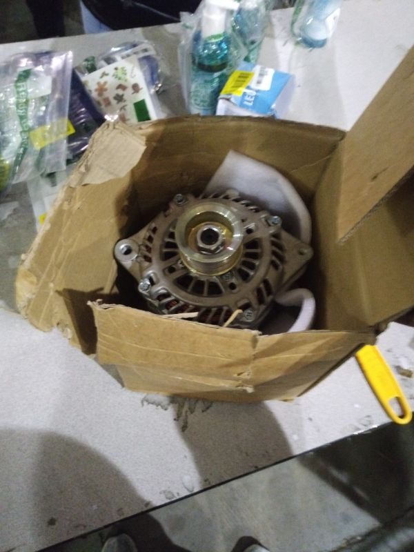 Photo 1 of 12V 150A Alternator Compatible with 2013 Infiniti JX35, 2014-2016 Infiniti QX60, 2013-2017 Nissan Pathfinder, 2015-2017 Nissan Murano, 7-Groove Pulley, Replace # 23100-3JA1A A003TJ399 23100-3JA1ARE