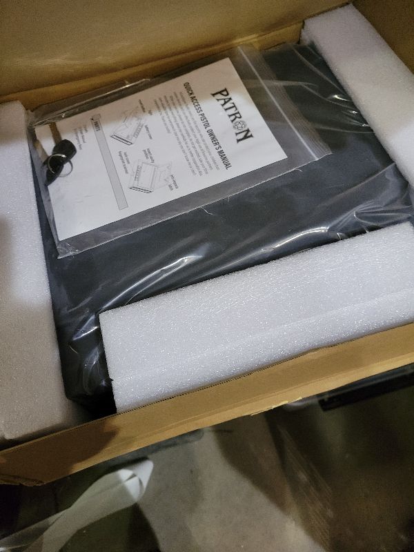 Photo 1 of [ 30% Larger capacity ]Gun Safe for Pistols, Biometric Handgun Safe box, Mounted Handgun Safe Quick Access Security Safe with Fingerprint Keypad Lock for Home nightstand