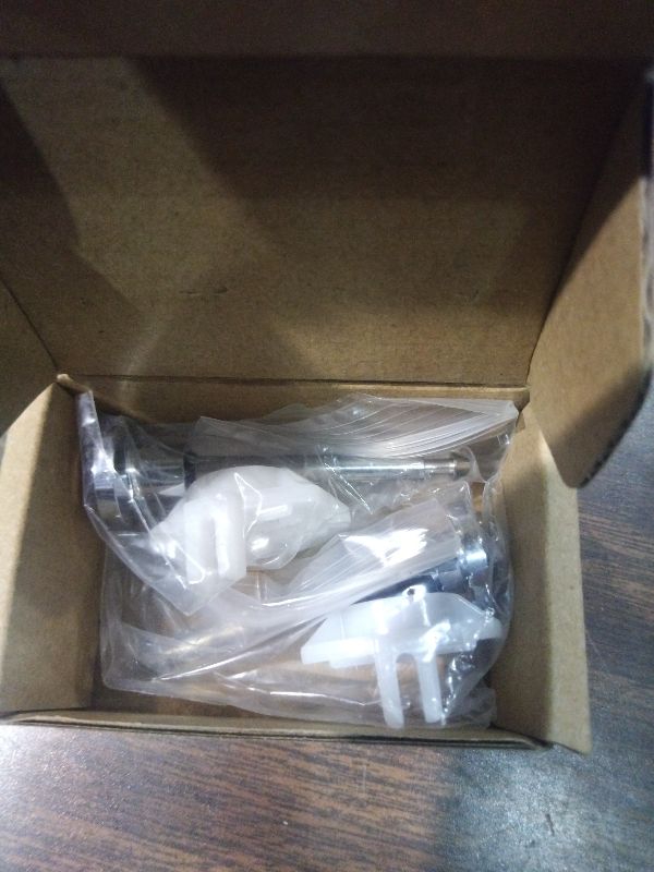 Photo 1 of 2 Set Tub Spout Diverter Repair Kit, Bathroom Shower Bathtub Leaky Faucet Repair Replacement Parts, with 2 Diverter Valve Stems, 2 Cup Seals and 2 Gates (Chrome)