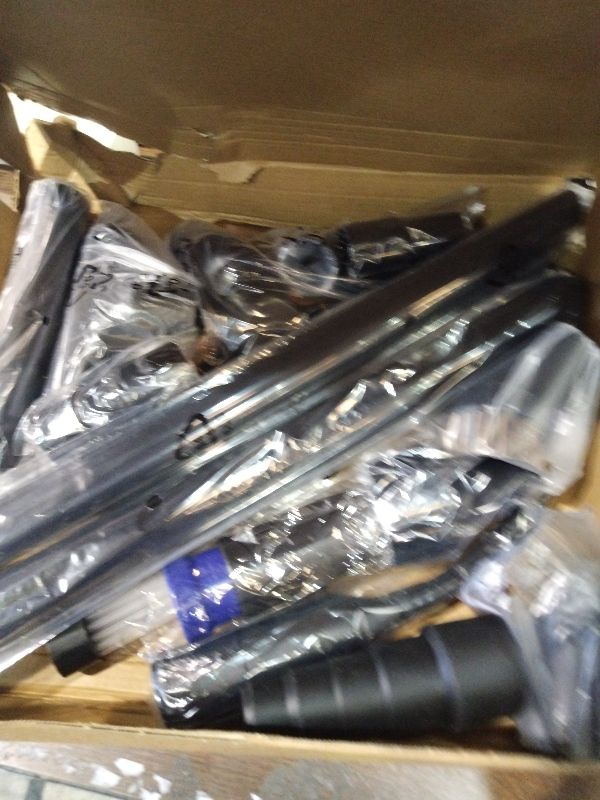 Photo 1 of 16 Pcs Universal Vacuum Attachments Kit for Shop Vac Accessories with 2 1/2" to 1 1/4" & 1 7/8" to 1" Hose Adapter for Shop Vac, 1 1/4" Shop Vacuum Cleaner Attachments, Household Cleaning Vacuum Kit