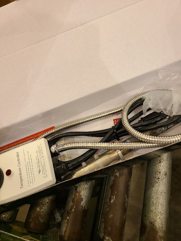 Photo 1 of 1600W Titanium Fully Submersible Portable Electric Immersion Water Heater, 100% Waterproof, Built-in Thermostat, Overheating Prevention, Bucket Water Heater, Easy and Convenient to Use