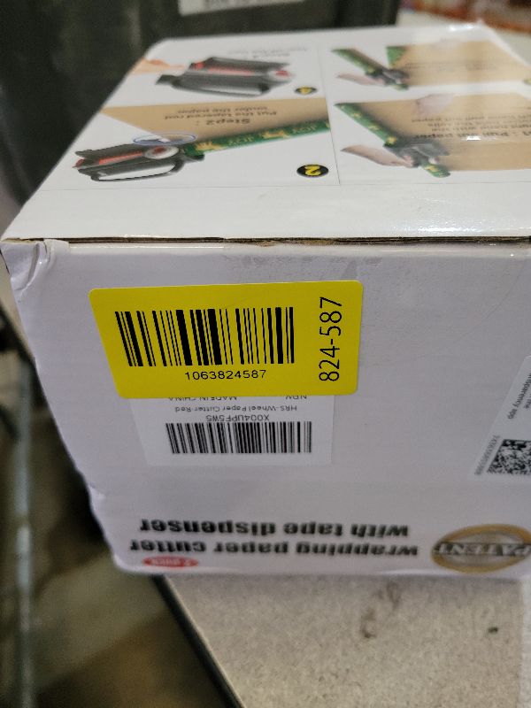 Photo 1 of 2-Pack Wrapping Paper Cutter with Wheels & Tape Dispenser - Gift Wrap Tool Kit with Replaceable Blades for Christmas, Birthday - Safe, Efficient, and Precise Cutting