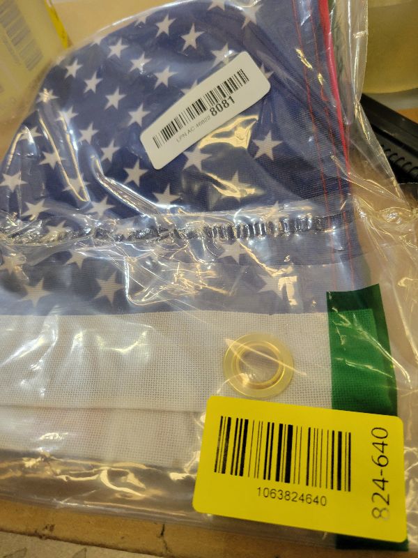 Photo 1 of 2 Pack American Flags, Offroad Flags for Whip Lights or Antenna Flag Poles, 12" x 18" Double Sided Whip Lights Accessories, America Whips Flags for UTV ATV Can-Am Polaris RZR SXS Boats Ulti Offroad (American Flag 1 Pack)