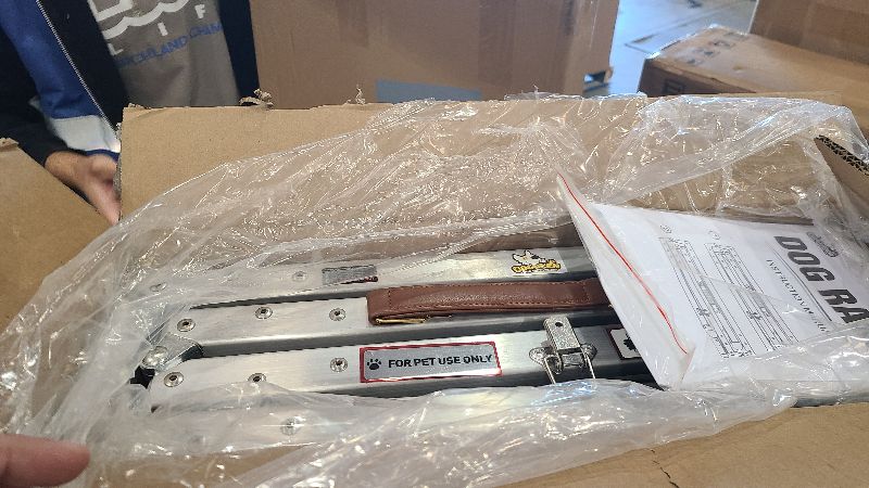 Photo 1 of ???? ???????? Extra Long 71”Dog Ramp for Car with Adjustable Head, Folding Pet Ramp for Large Dogs with Non-Slip Surface Dog Ramps Up to 200 lb for Car SUV Truck