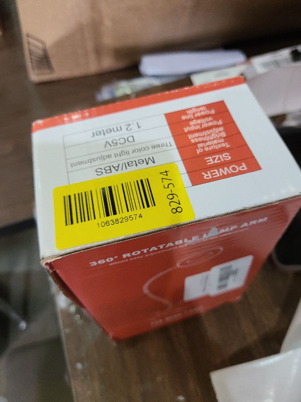 Photo 1 of 10X Magnifying Glass with Light, Clip on Mganifier with Light, 48 LED Desk Magnifying Glass wtih Clamp, 3 Modes Dimmable Magnifying LED Lamps for Bed Work Crafts DIY Repair White