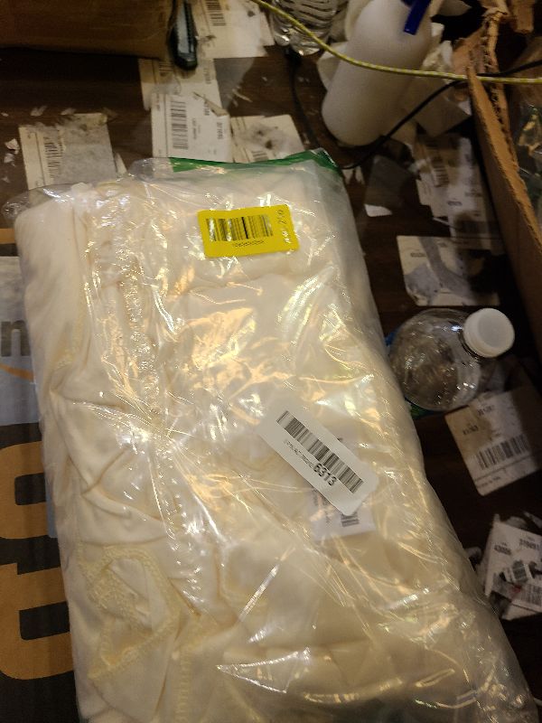 Photo 1 of 10x10ft Wrinkle Free Ivory Backdrop Curtain for Parties Soft Fabric Drapes Wedding Ivory Curtain Backdrop for Birthday Party Decorations Background for Photography 5x10ft,2 Panels