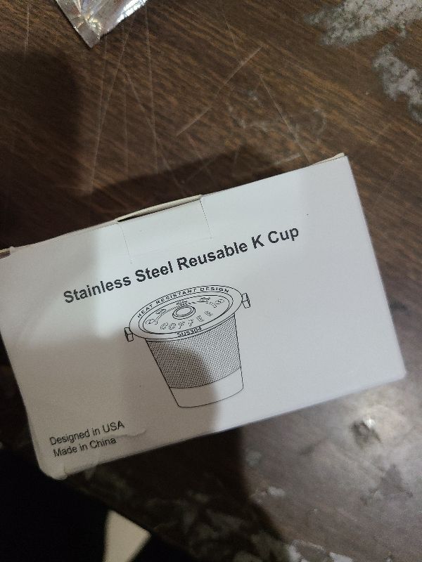Photo 1 of 1 Pack Reusable K Cups Coffee Pods for Keurig 1.0: Stainless Steel Reusable Coffee Pods for Keurig Coffee Pods Reusable, BPA-Free, SUS 304?, Scoop, Heat Resistant Handles
