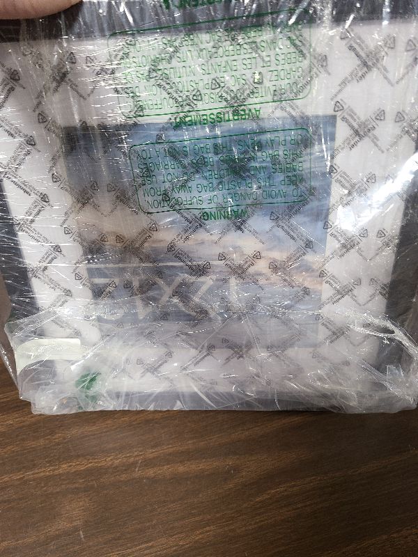 Photo 1 of 10x10 Picture Frame Set of 10, Display Pictures 8x8 with Mat or 10x10 without Mat, Multi Collage Gallery Square Photo Frames for Wall or Tabletop,Black