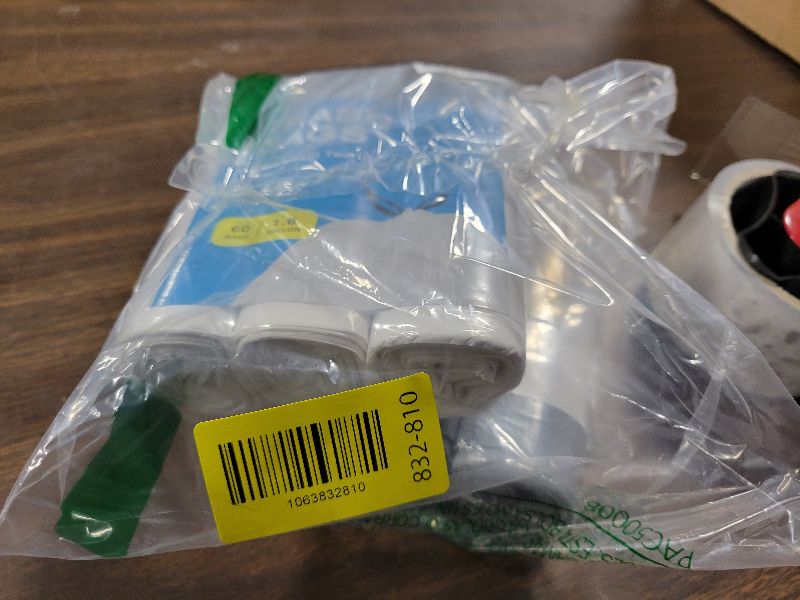 Photo 1 of 120 Counts 1.6 Gallon Mini Drawstring Trash Bags, Small Garbage Bags by KSSKSS, Code a fit 4.5-8 Liter, 1.2-2 Gal, White Trash Bin Liners for Home Office Kitchen Bathroom Bedroom