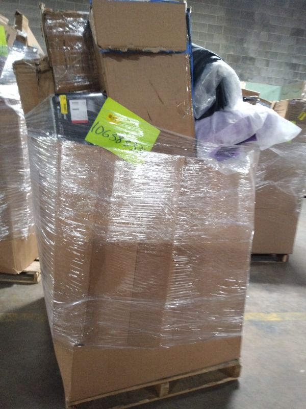 Photo 1 of AS IS GENERAL MERCHANDISE 
PALLET ROUGHLY 6O ITEMS
