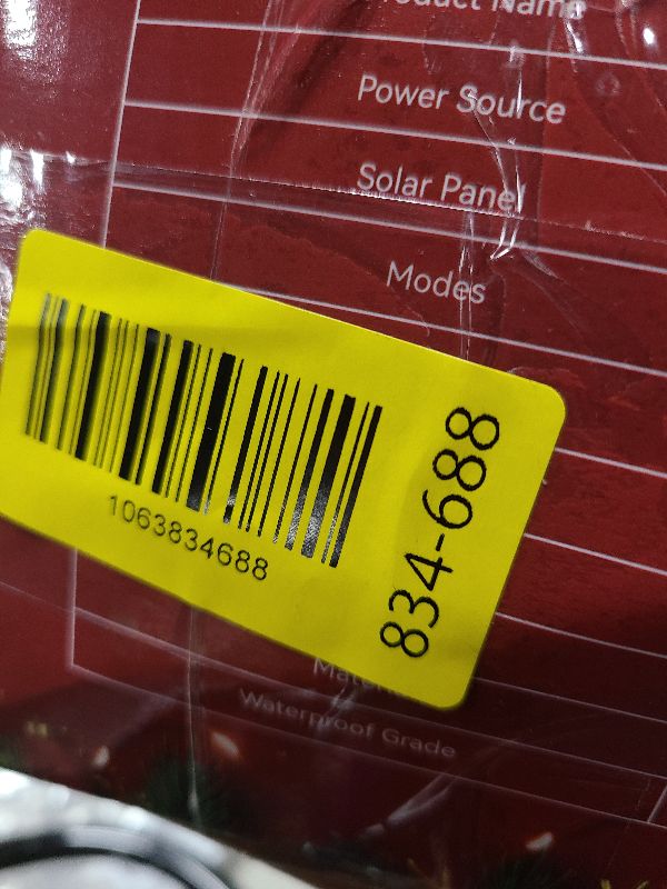 Photo 1 of 24 Pack Solar Candy Cane Lights | IPX5 Waterproof with 10 Lighting Modes | Outdoor Christmas Decor for Garden, Lawn, Pathway & Patio | Auto On/Off Holiday Lighting