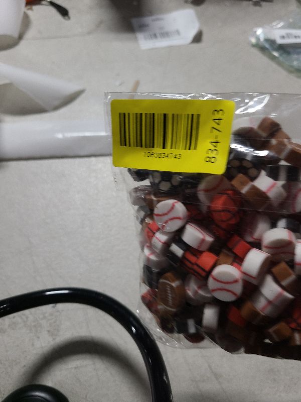 Photo 1 of 200PCs Sports Ball Mini Erasers Soccer Basketball Football Baseball Pencil Erasers Bulk for Classroom Gift Rewards Student Prizes Sport Party Favor (Sports Ball)